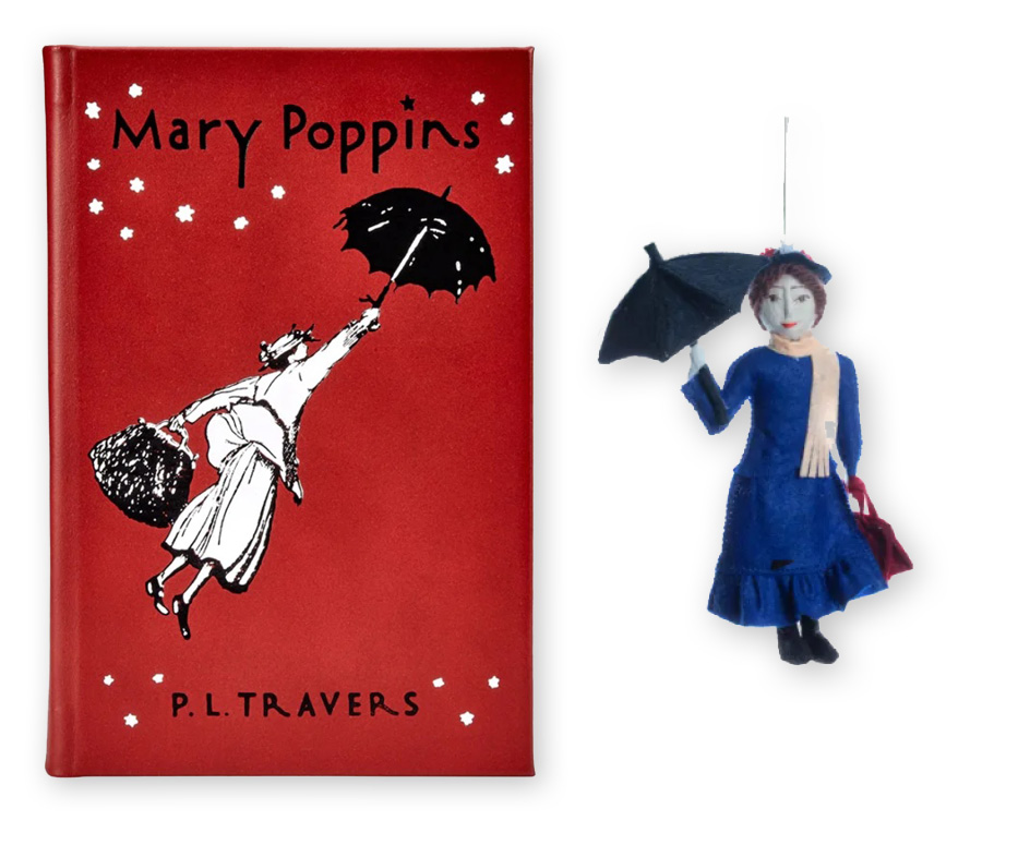 Mary Poppins Book & Ornament