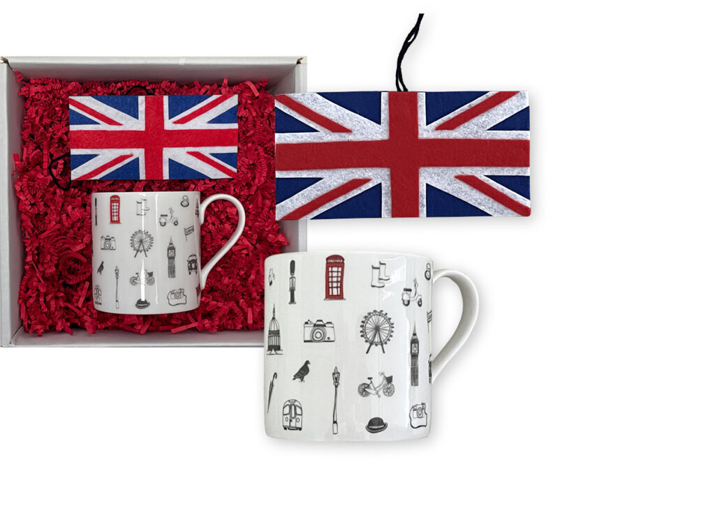 Mug and Flag Ornament